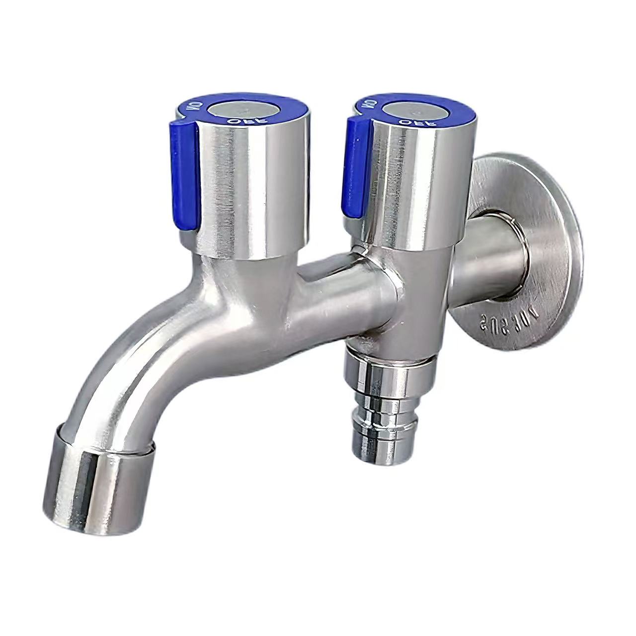 304 Stainless Steel Double-Control Double-Outlet Keran