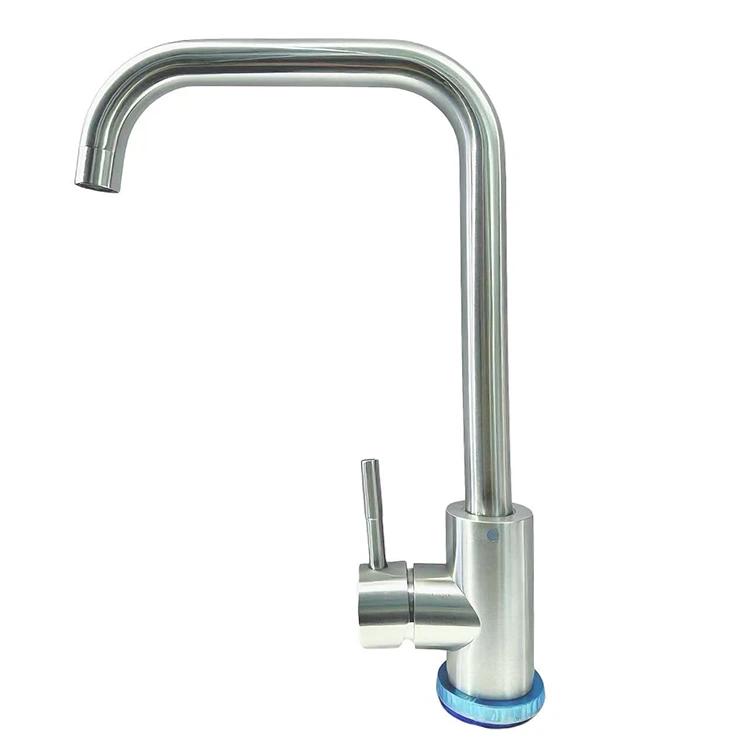 Gooseneck Brushed Mixer Keran Dapur