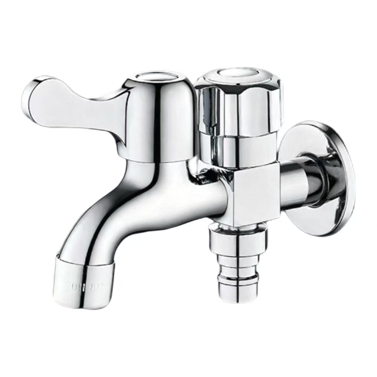 Dual-Control Dual-outlet Keran Mesin cuci