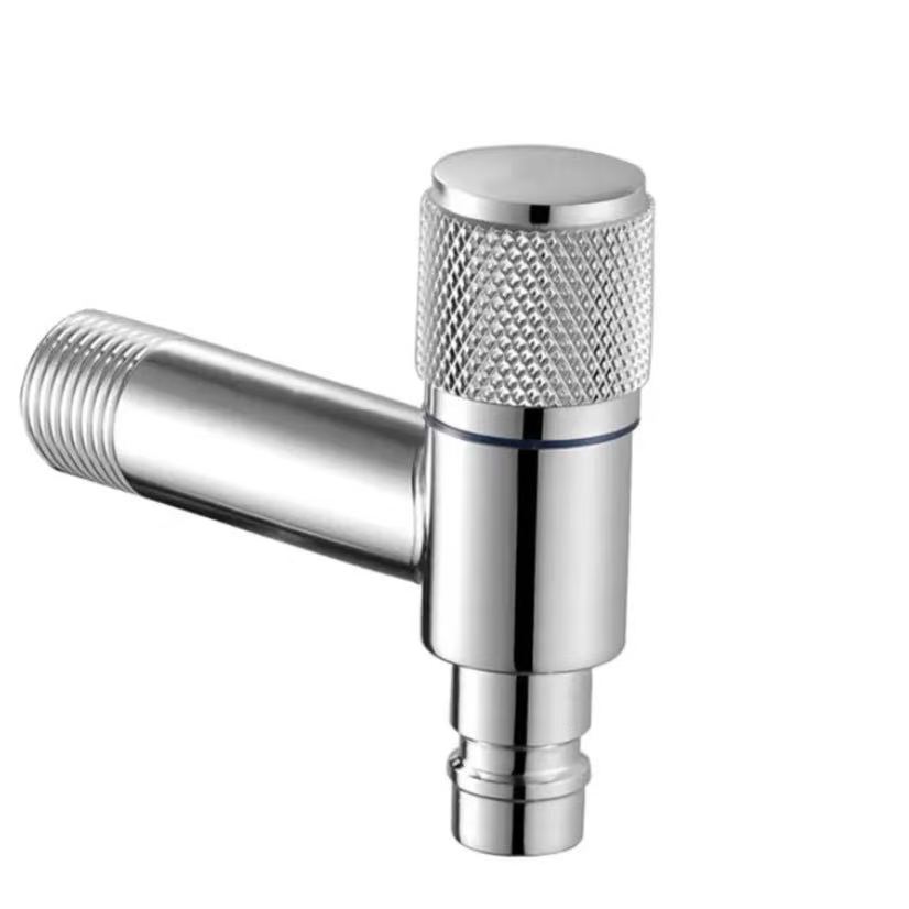 Ngalegaan Knurled nanganan Cai-Stop Angle klep Ngalegaan Knurled nanganan Cai-Stop Angle klep