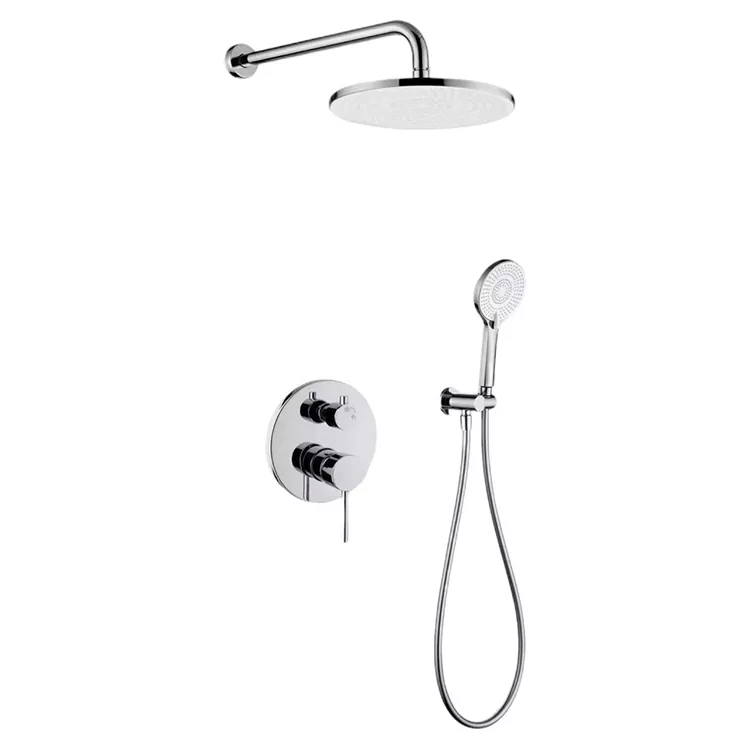 Dina-Tembok Dual-Control Knob Babak Overhead Pancuran Kepala