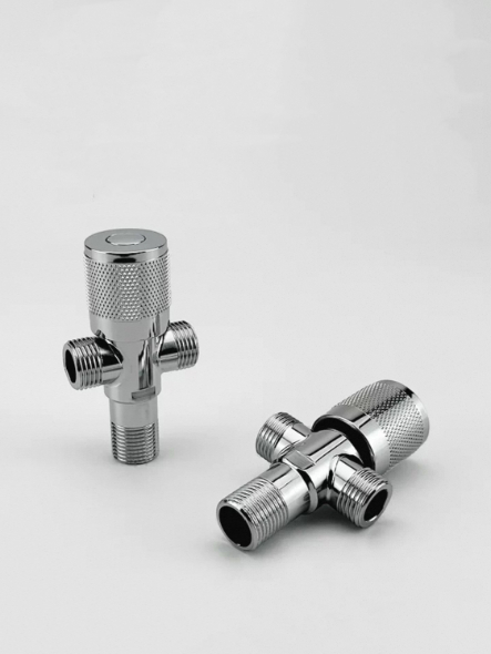 Knob-Tipe Dual-outlet Tilu-Jalan Distribusi Cai klep
