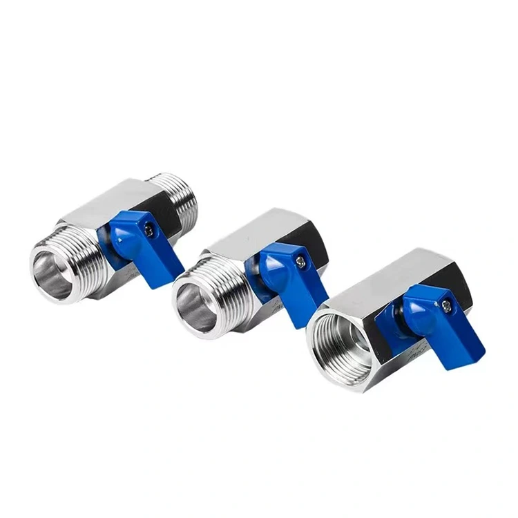 Klep Bola Mini Husus pikeun HVAC sareng Gas