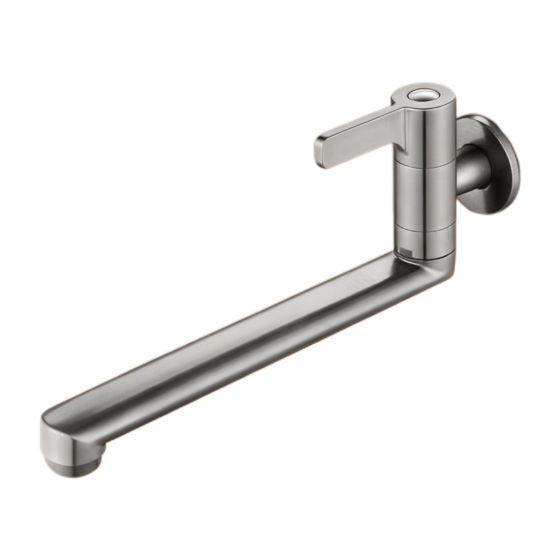 Minimalis In-Tembok Robotic Arm Faucet