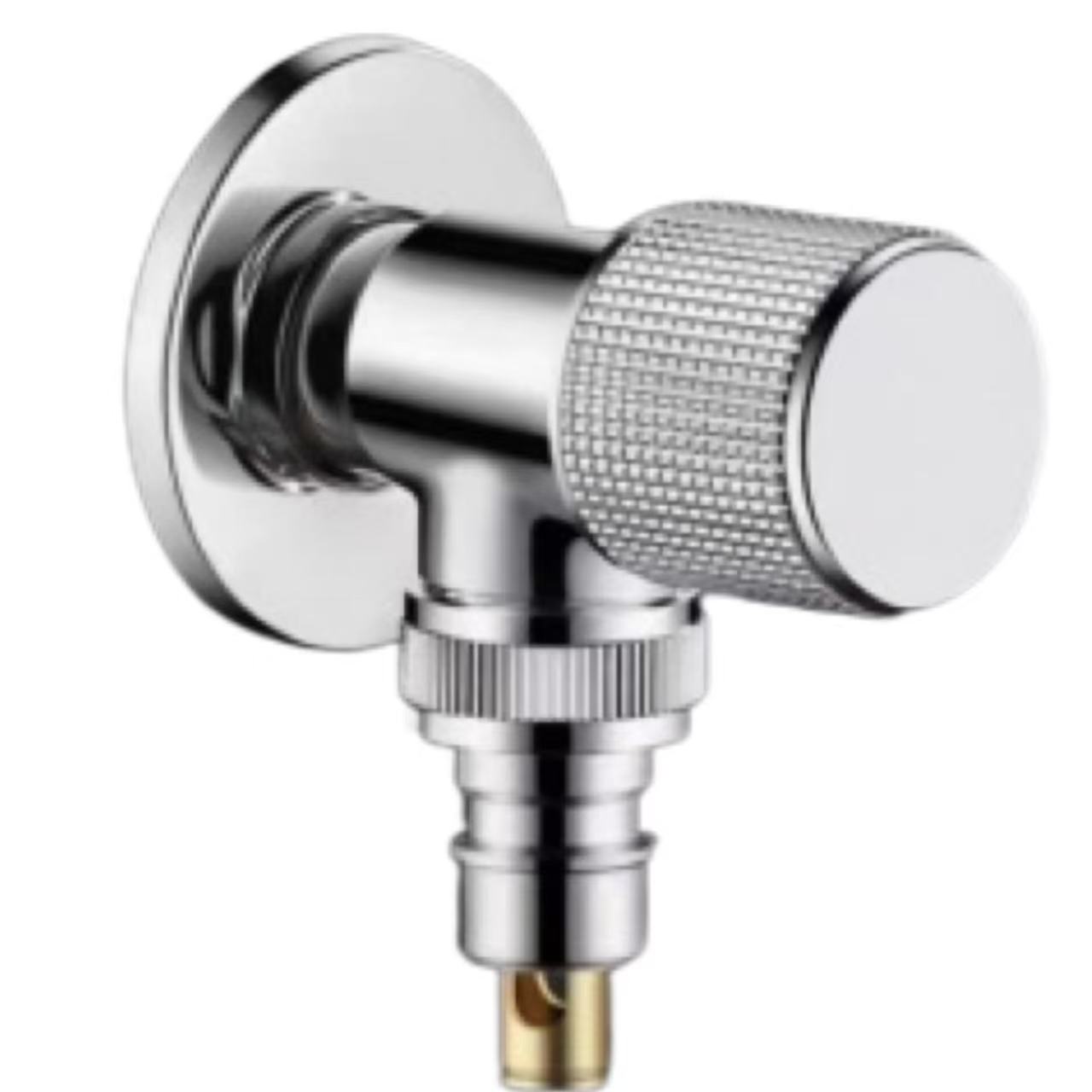 Eunteung Chrome Knurled Knob Mesin cuci Cai eureun klep