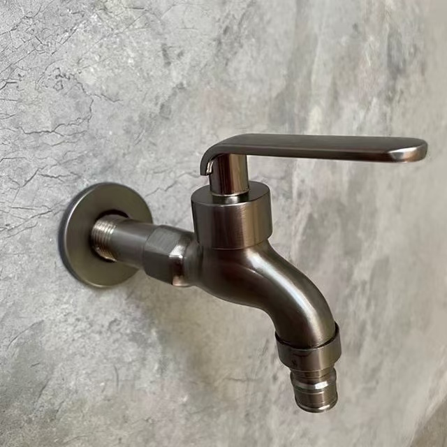 Stainless Steel Brushed Gancang-Buka Keran