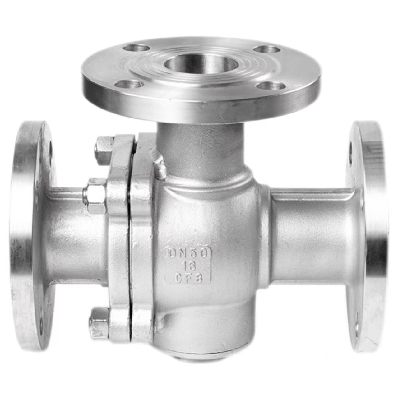 Klep bal flange tilu arah