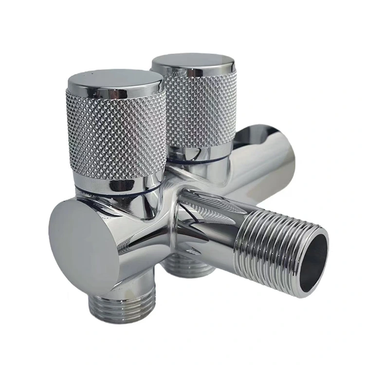 Tembok-dipasang Double Angle klep